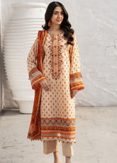 Alzohaib Colors Digital Printed Lawn 3 Piece Unstitched Suit AZ24CDP D-07