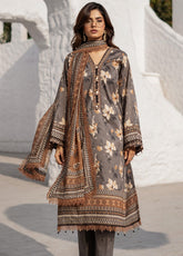 Alzohaib Colors Digital Printed Lawn 3 Piece Unstitched Suit AZ24CDP D-10