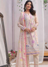 Alzohaib Colors Digital Printed Lawn 3 Piece Unstitched Suit AZ24CDPV4 D-01