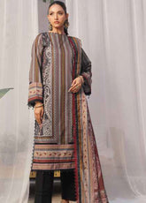 Alzohaib Colors Digital Printed Lawn 3 Piece Unstitched Suit AZ24CDPV4 D-03