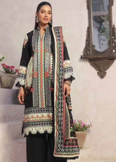 Alzohaib Colors Digital Printed Lawn 3 Piece Unstitched Suit AZ24CDPV4 D-04