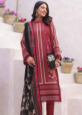 Alzohaib Colors Digital Printed Lawn 3 Piece Unstitched Suit AZ24CDPV4 D-06