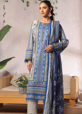 Alzohaib Colors Digital Printed Lawn 3 Piece Unstitched Suit AZ24CDPV4 D-09