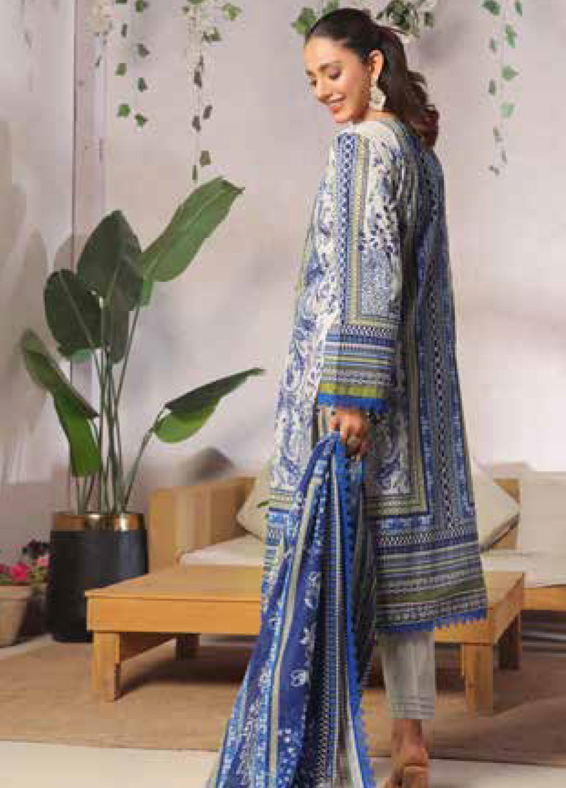 Alzohaib Colors Digital Printed Lawn 3 Piece Unstitched Suit AZ24CDPV4 D-09 Alzohaib Colors Digital Printed Lawn 3 Piece Unstitched Suit AZ24CDPV4 D-09