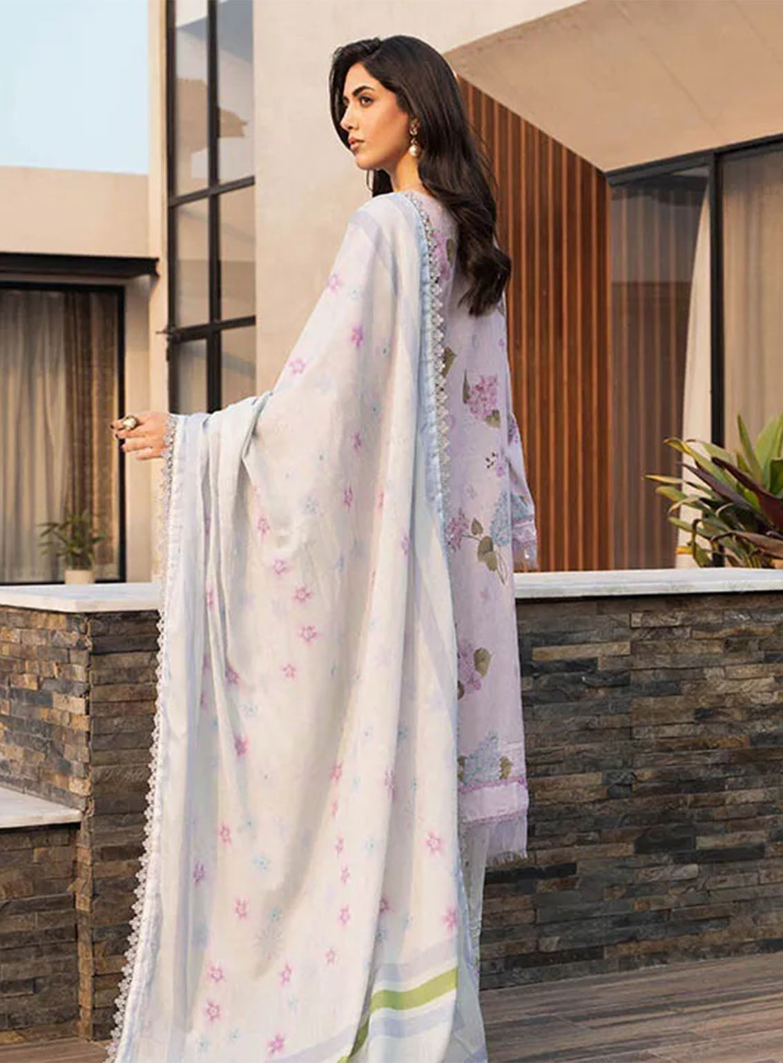 Alzohaib Luxury Printed Lawn 3 Piece Unstitched Suit AZ25LLP D-07 Alzohaib Luxury Printed Lawn 3 Piece Unstitched Suit AZ25LLP D-07