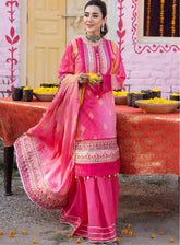 Alzohaib Monsoon Chunri Heritage Printed Lawn 3 Piece Unstitched Suit AZ24MCH MSH-01