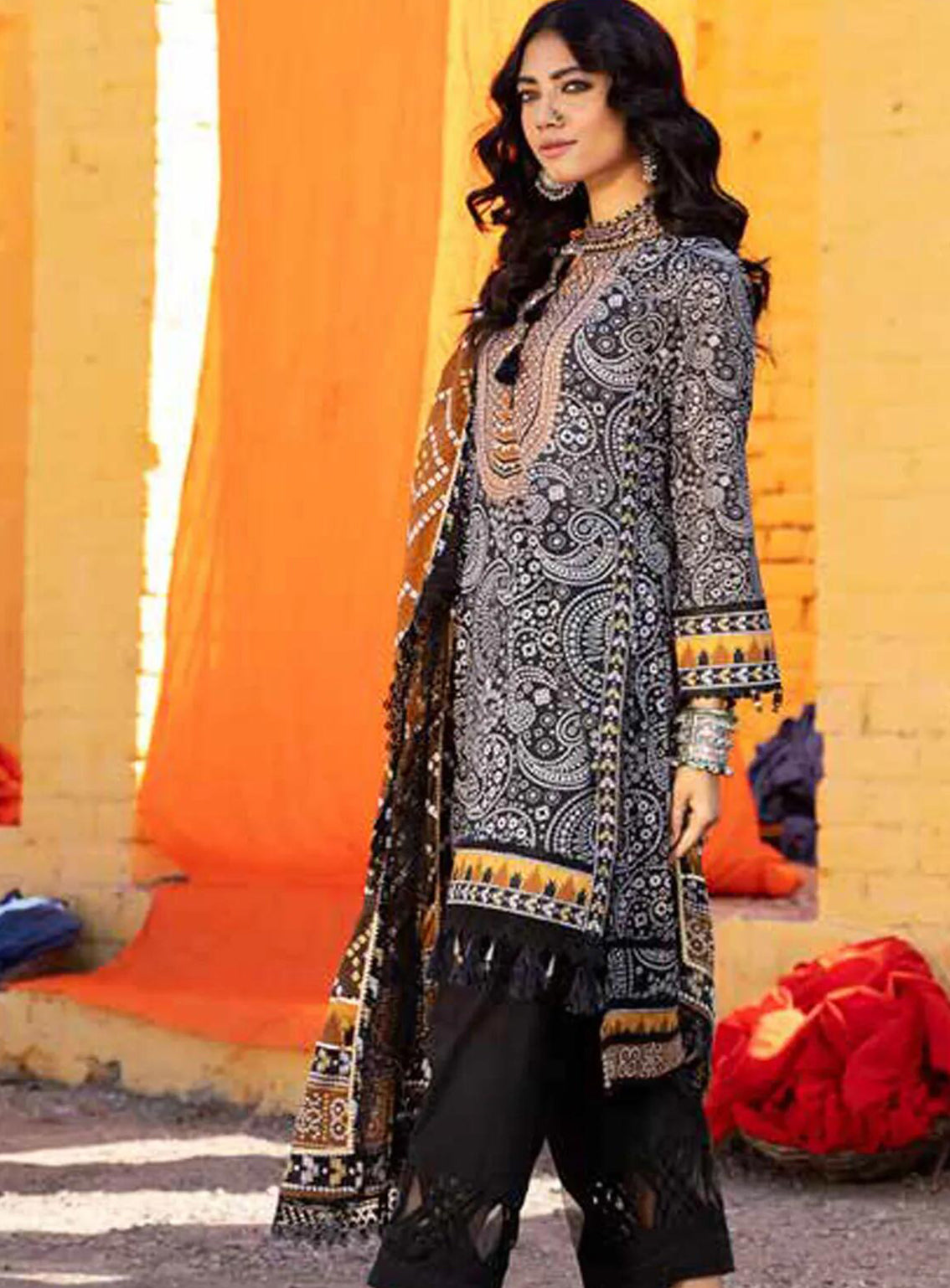 Alzohaib Monsoon Chunri Heritage Printed Lawn 3 Piece Unstitched Suit AZ24MCH MSH-03 Alzohaib Monsoon Chunri Heritage Printed Lawn 3 Piece Unstitched Suit AZ24MCH MSH-03