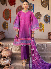 Alzohaib Monsoon Chunri Heritage Printed Lawn 3 Piece Unstitched Suit AZ24MCH MSH-10