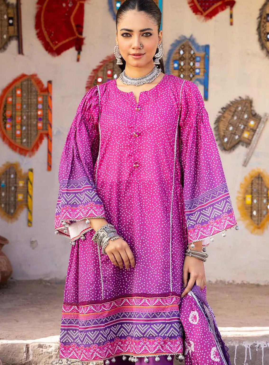 Alzohaib Monsoon Chunri Heritage Printed Lawn 3 Piece Unstitched Suit AZ24MCH MSH-10 Alzohaib Monsoon Chunri Heritage Printed Lawn 3 Piece Unstitched Suit AZ24MCH MSH-10