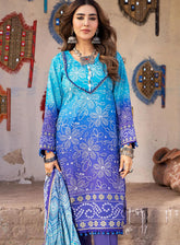 Alzohaib Monsoon Chunri Heritage Printed Lawn 3 Piece Unstitched Suit AZ24MCH MSH-11