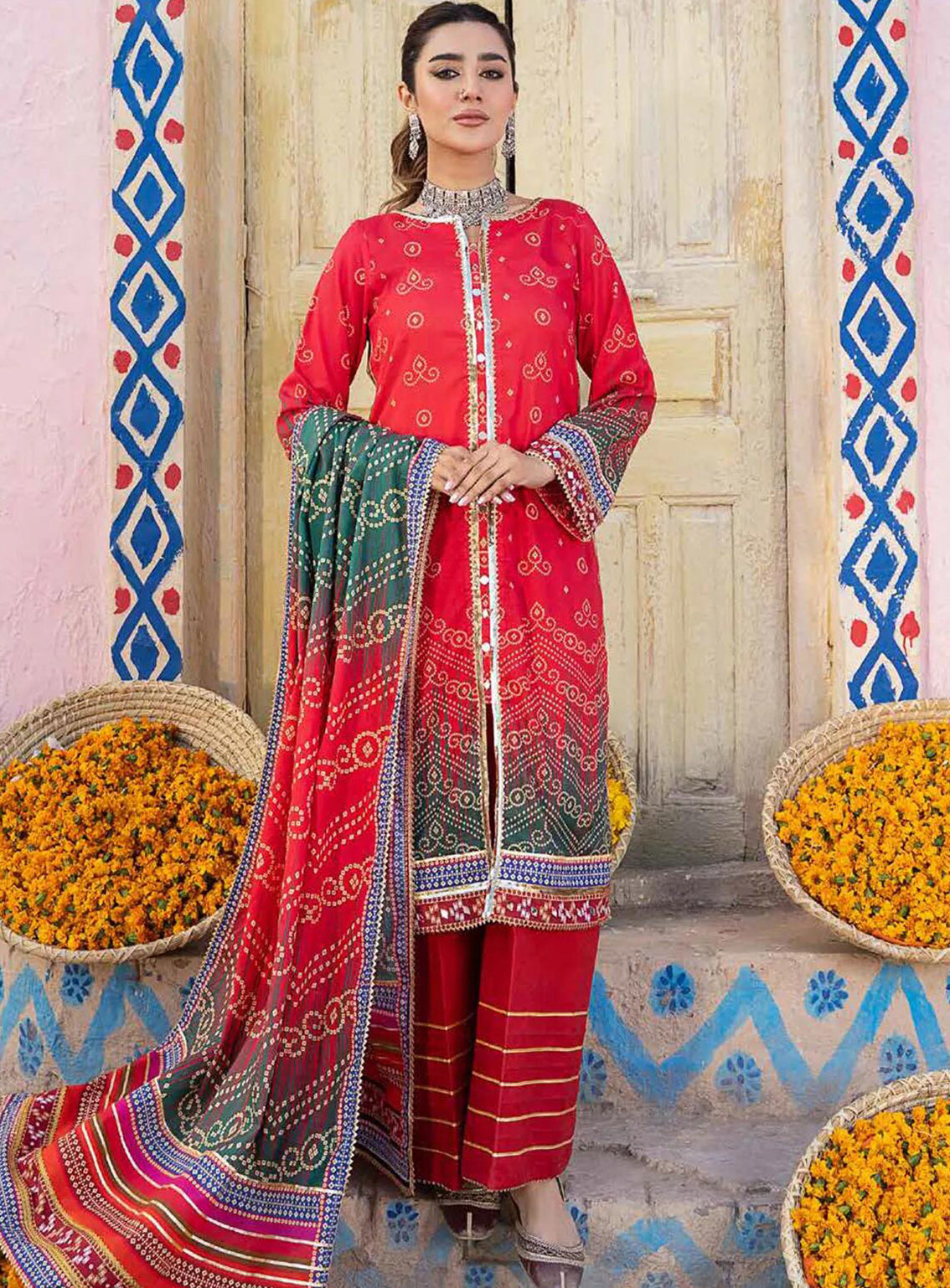 Alzohaib Monsoon Chunri Heritage Printed Lawn 3 Piece Unstitched Suit AZ24MCH MSH-12 Alzohaib Monsoon Chunri Heritage Printed Lawn 3 Piece Unstitched Suit AZ24MCH MSH-12