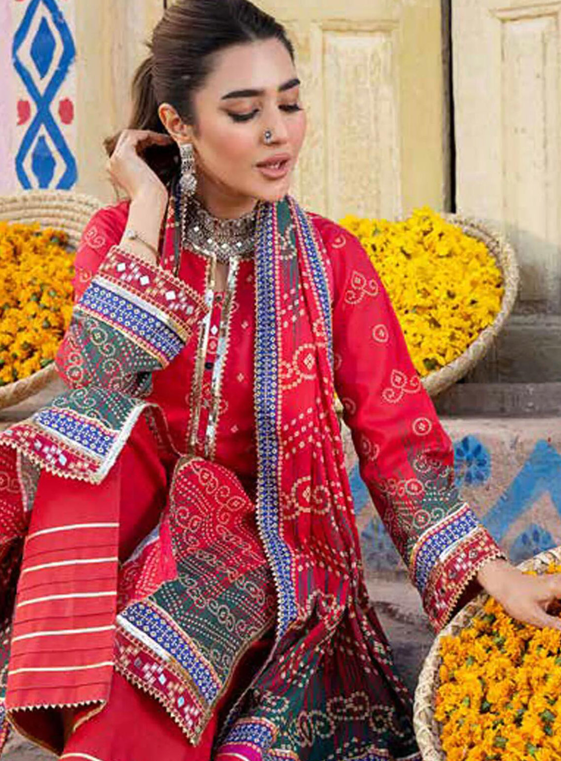 Alzohaib Monsoon Chunri Heritage Printed Lawn 3 Piece Unstitched Suit AZ24MCH MSH-12 Alzohaib Monsoon Chunri Heritage Printed Lawn 3 Piece Unstitched Suit AZ24MCH MSH-12