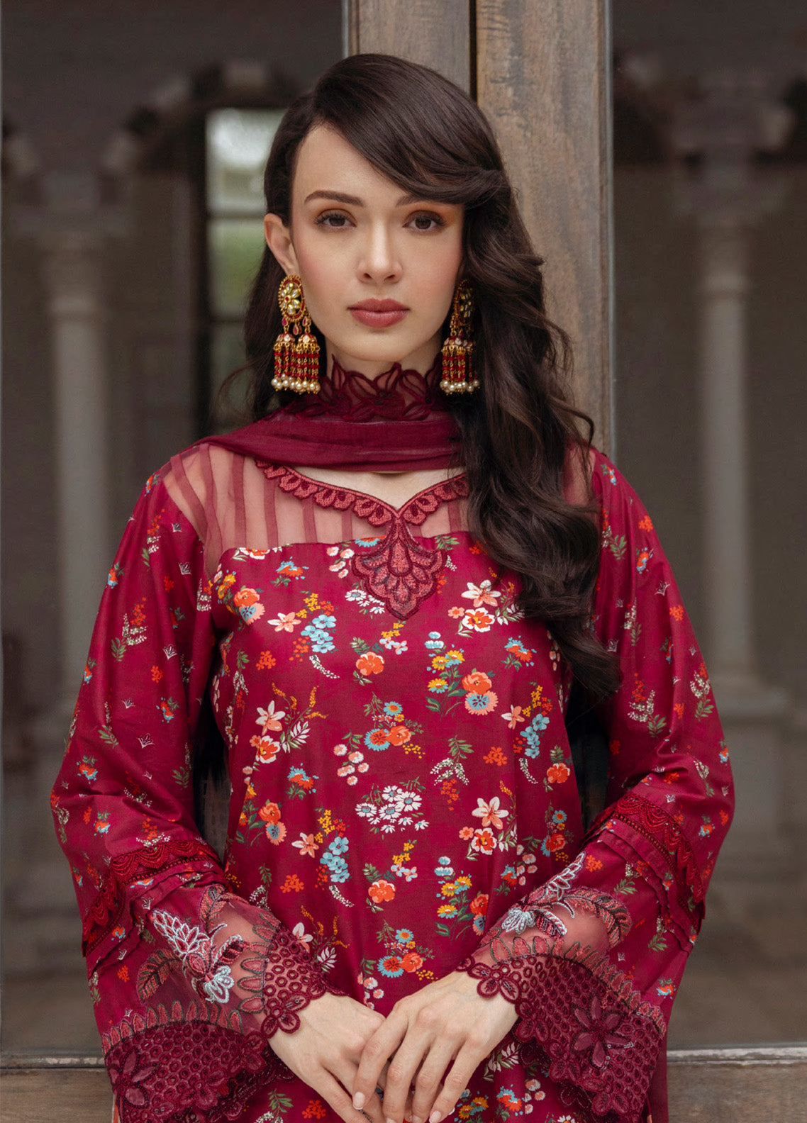 Alzohaib Sunshine Bloom Embroidered Cambric 3 Piece Unstitched Suit AZ24SBCW SB-01 Alzohaib Sunshine Bloom Embroidered Cambric 3 Piece Unstitched Suit AZ24SBCW SB-01
