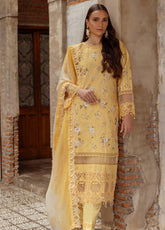 Alzohaib Sunshine Bloom Embroidered Cambric 3 Piece Unstitched Suit AZ24SBCW SB-02
