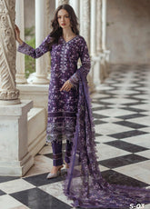 Alzohaib Sunshine Bloom Embroidered Cambric 3 Piece Unstitched Suit AZ24SBCW SB-03