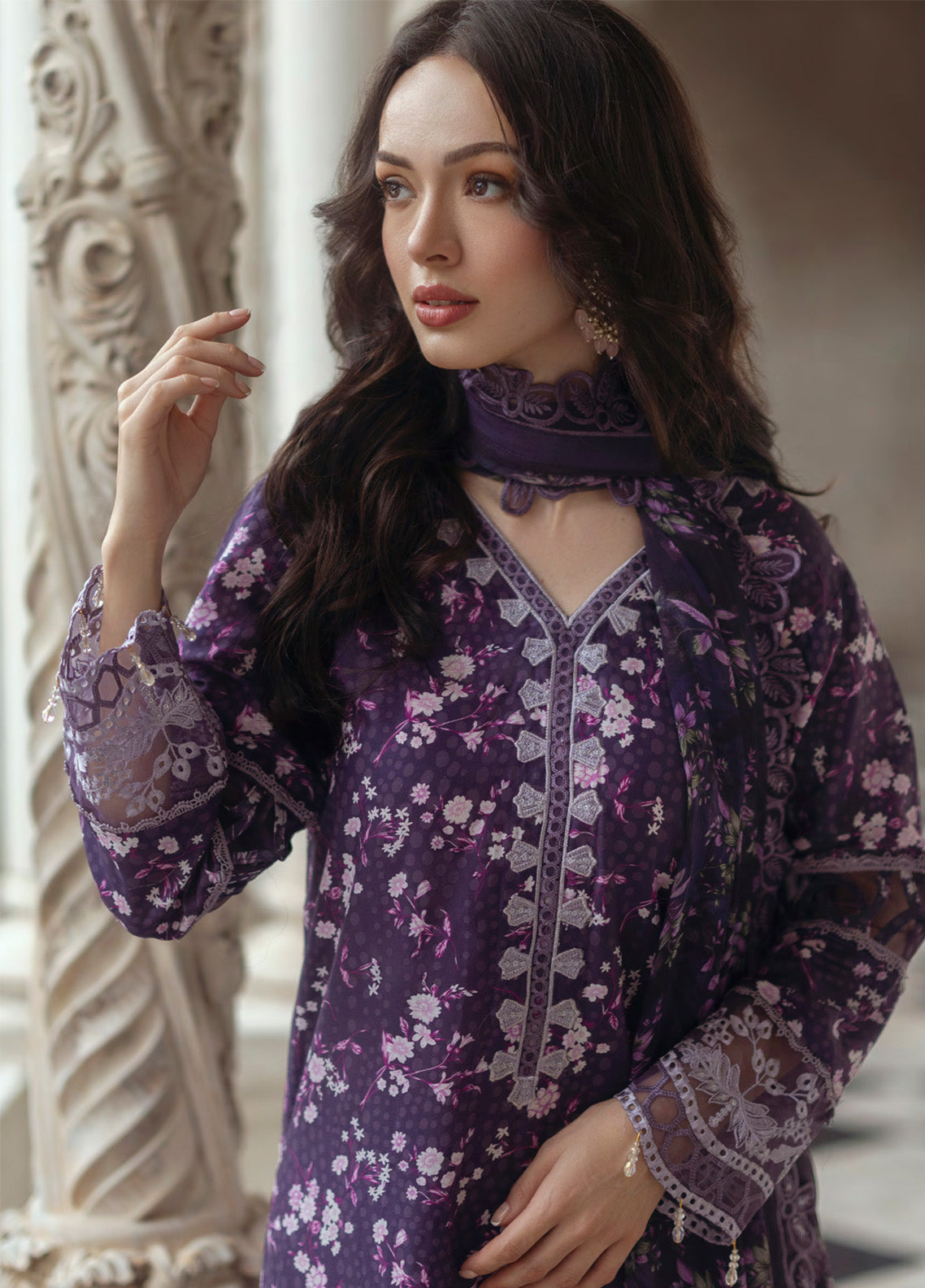 Alzohaib Sunshine Bloom Embroidered Cambric 3 Piece Unstitched Suit AZ24SBCW SB-03 Alzohaib Sunshine Bloom Embroidered Cambric 3 Piece Unstitched Suit AZ24SBCW SB-03