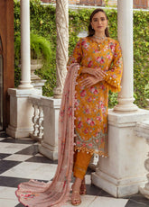 Alzohaib Sunshine Bloom Embroidered Cambric 3 Piece Unstitched Suit AZ24SBCW SB-04
