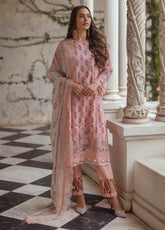 Alzohaib Sunshine Bloom Embroidered Cambric 3 Piece Unstitched Suit AZ24SBCW SB-07