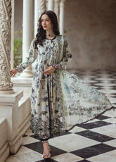 Alzohaib Sunshine Bloom Embroidered Cambric 3 Piece Unstitched Suit AZ24SBCW SB-12