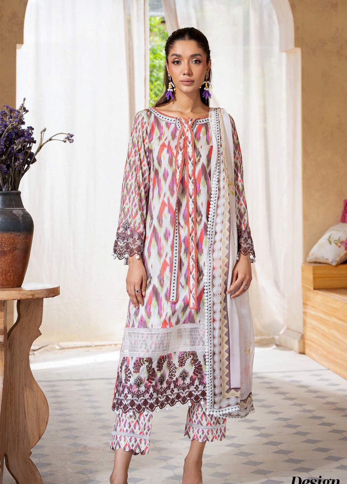 Alzohaib Sunshine Bloom Embroidered Lawn 3 Piece Unstitched Suit AZ24SBPK D-SPK-02 Alzohaib Sunshine Bloom Embroidered Lawn 3 Piece Unstitched Suit AZ24SBPK D-SPK-02