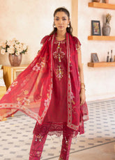 Alzohaib Sunshine Bloom Embroidered Lawn 3 Piece Unstitched Suit AZ24SBPK D-SPK-04