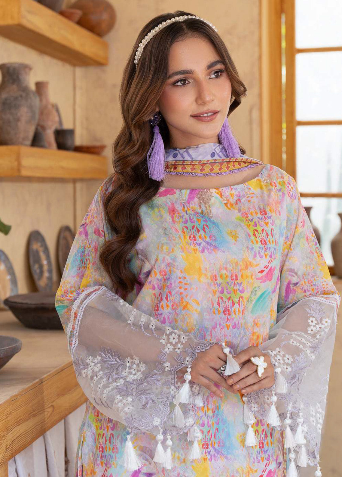 Alzohaib Sunshine Bloom Embroidered Lawn 3 Piece Unstitched Suit AZ24SBPK D-SPK-09 Alzohaib Sunshine Bloom Embroidered Lawn 3 Piece Unstitched Suit AZ24SBPK D-SPK-09