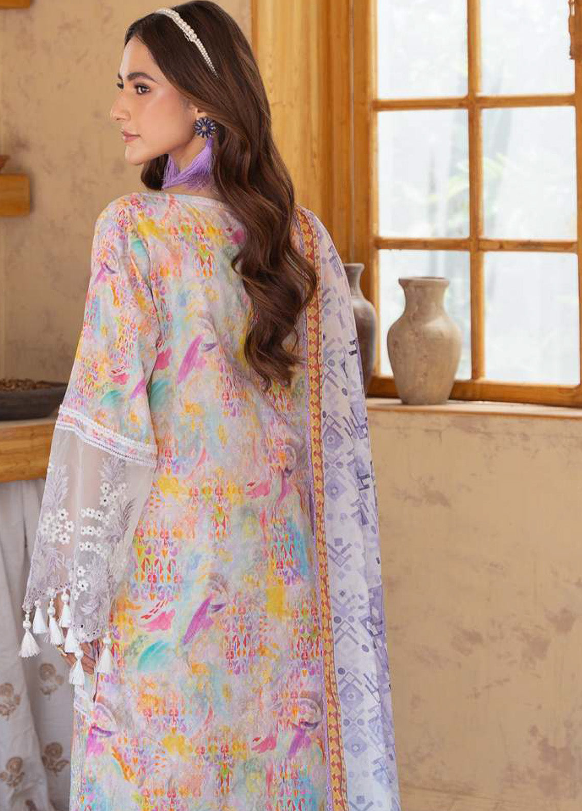 Alzohaib Sunshine Bloom Embroidered Lawn 3 Piece Unstitched Suit AZ24SBPK D-SPK-09 Alzohaib Sunshine Bloom Embroidered Lawn 3 Piece Unstitched Suit AZ24SBPK D-SPK-09
