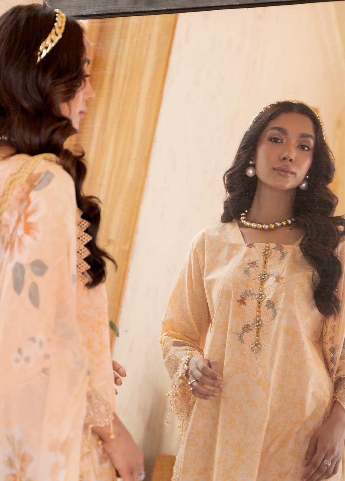 Alzohaib Sunshine Bloom Embroidered Lawn 3 Piece Unstitched Suit AZ24SBPK D-SPK-11 Alzohaib Sunshine Bloom Embroidered Lawn 3 Piece Unstitched Suit AZ24SBPK D-SPK-11