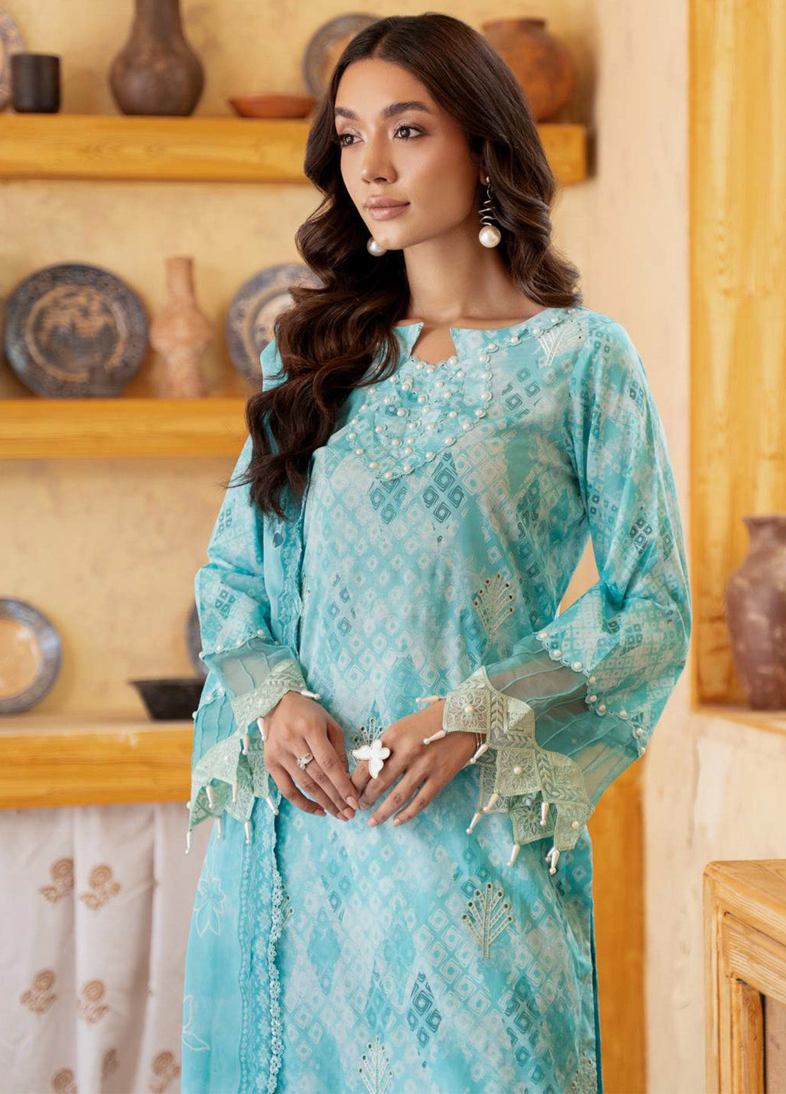 Alzohaib Sunshine Bloom Embroidered Lawn 3 Piece Unstitched Suit AZ24SBPK D-SPK-12 Alzohaib Sunshine Bloom Embroidered Lawn 3 Piece Unstitched Suit AZ24SBPK D-SPK-12