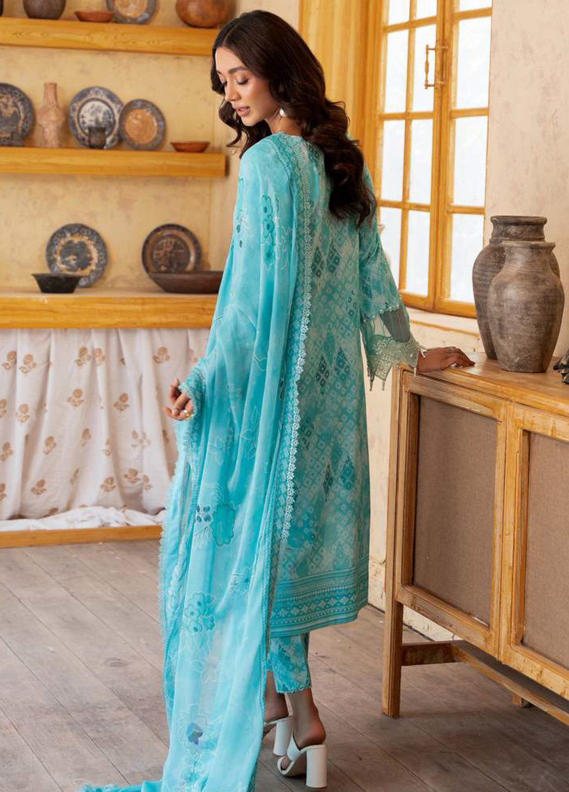 Alzohaib Sunshine Bloom Embroidered Lawn 3 Piece Unstitched Suit AZ24SBPK D-SPK-12 Alzohaib Sunshine Bloom Embroidered Lawn 3 Piece Unstitched Suit AZ24SBPK D-SPK-12
