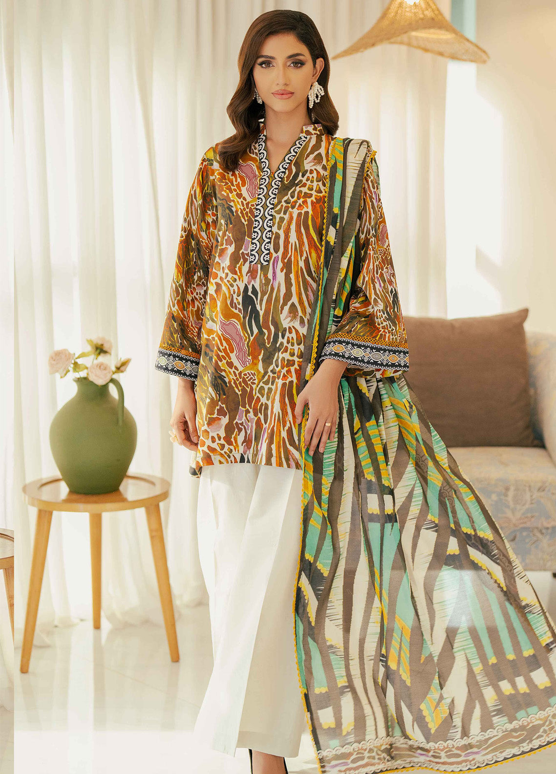 Alzohaib Sunshine Bloom Printed Cotton Satin 3 Piece Unstitched Suit AZ24SB SCS-01 Alzohaib Sunshine Bloom Printed Cotton Satin 3 Piece Unstitched Suit AZ24SB SCS-01