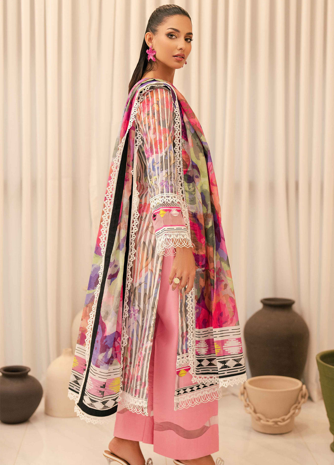 Alzohaib Sunshine Bloom Printed Cotton Satin 3 Piece Unstitched Suit AZ24SB SCS-02 Alzohaib Sunshine Bloom Printed Cotton Satin 3 Piece Unstitched Suit AZ24SB SCS-02