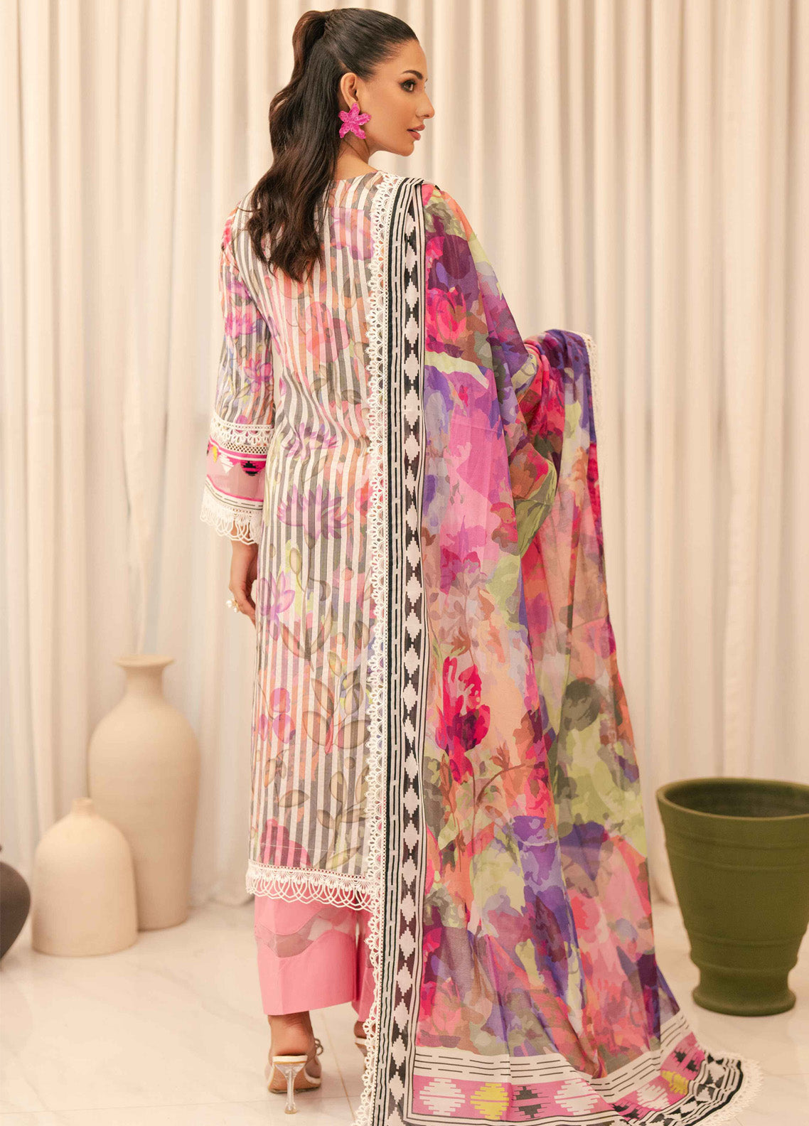 Alzohaib Sunshine Bloom Printed Cotton Satin 3 Piece Unstitched Suit AZ24SB SCS-02 Alzohaib Sunshine Bloom Printed Cotton Satin 3 Piece Unstitched Suit AZ24SB SCS-02