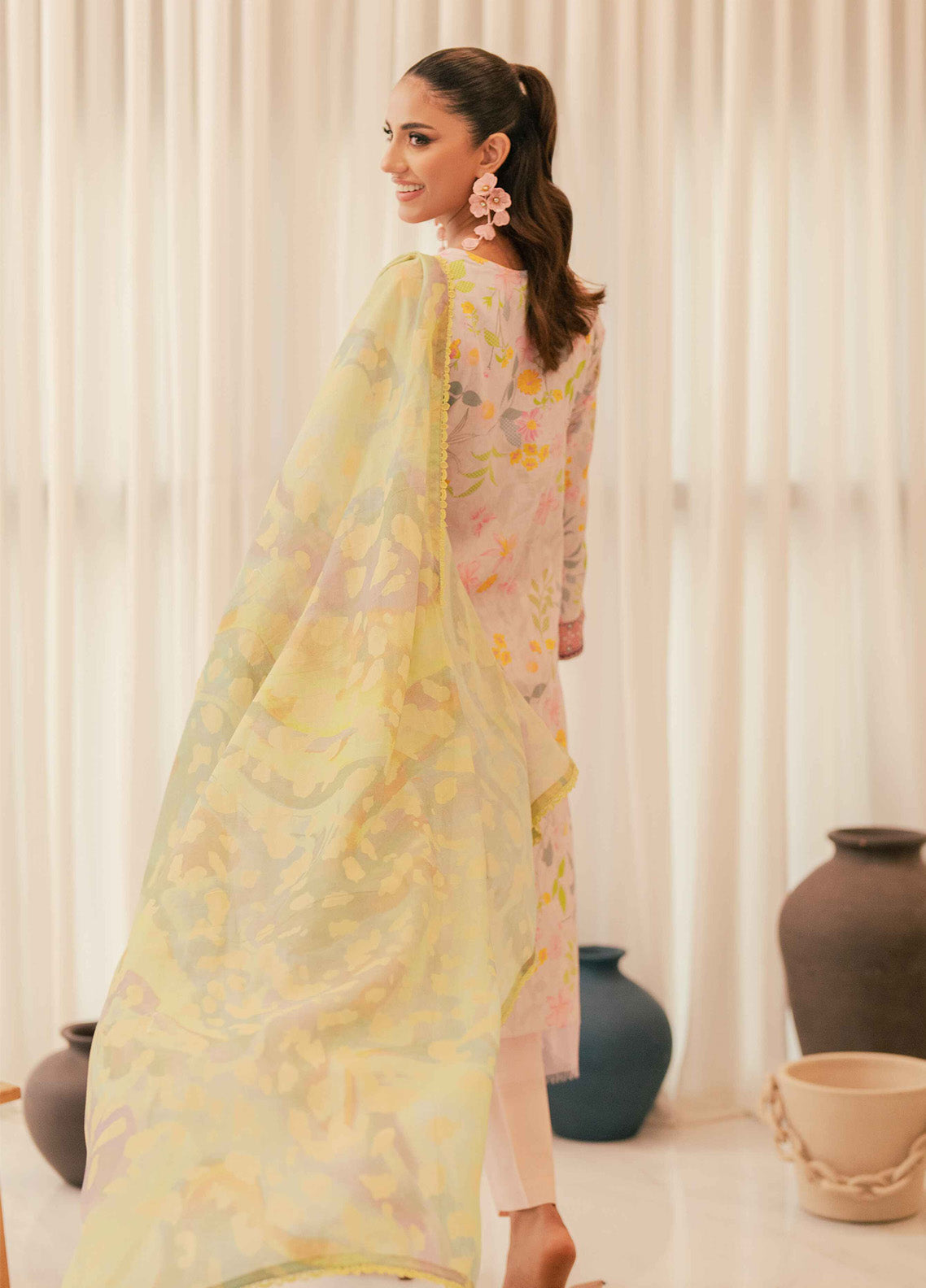 Alzohaib Sunshine Bloom Printed Cotton Satin 3 Piece Unstitched Suit AZ24SB SCS-03 Alzohaib Sunshine Bloom Printed Cotton Satin 3 Piece Unstitched Suit AZ24SB SCS-03