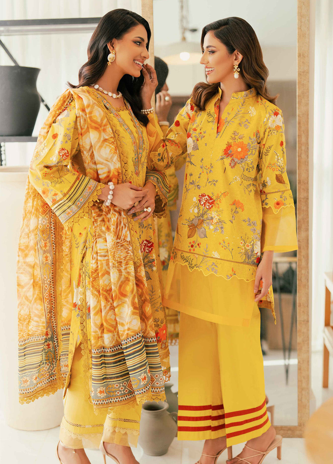 Alzohaib Sunshine Bloom Printed Cotton Satin 3 Piece Unstitched Suit AZ24SB SCS-04 Alzohaib Sunshine Bloom Printed Cotton Satin 3 Piece Unstitched Suit AZ24SB SCS-04