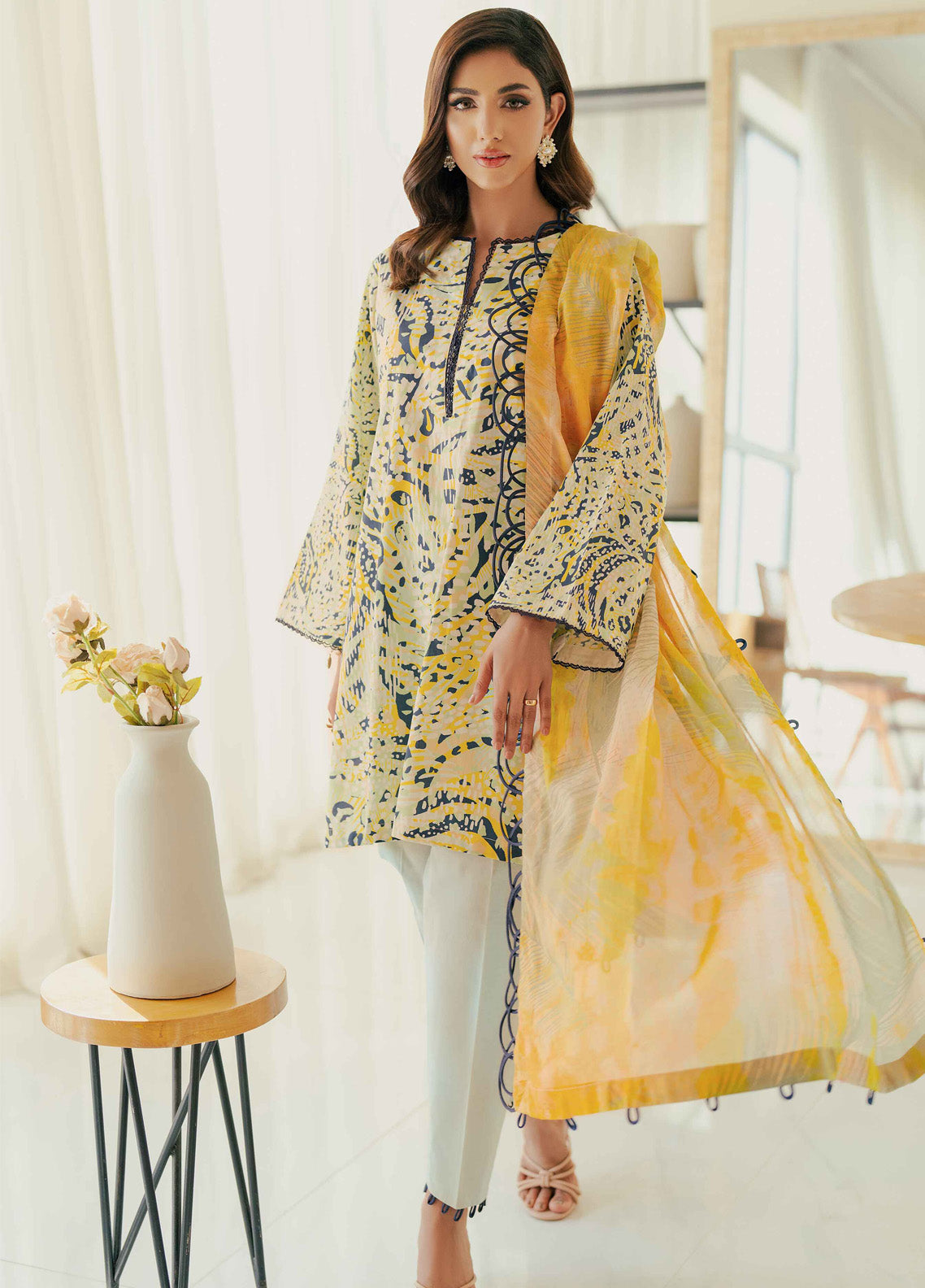 Alzohaib Sunshine Bloom Printed Cotton Satin 3 Piece Unstitched Suit AZ24SB SCS-06 Alzohaib Sunshine Bloom Printed Cotton Satin 3 Piece Unstitched Suit AZ24SB SCS-06