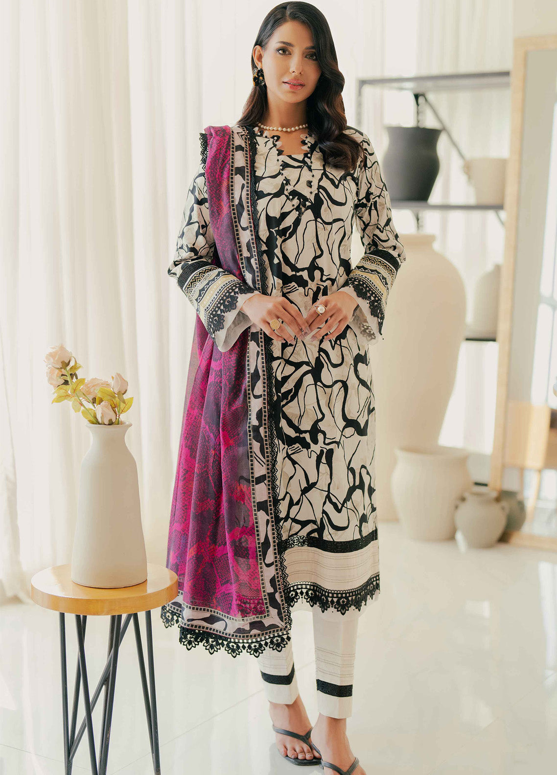 Alzohaib Sunshine Bloom Printed Cotton Satin 3 Piece Unstitched Suit AZ24SB SCS-07 Alzohaib Sunshine Bloom Printed Cotton Satin 3 Piece Unstitched Suit AZ24SB SCS-07