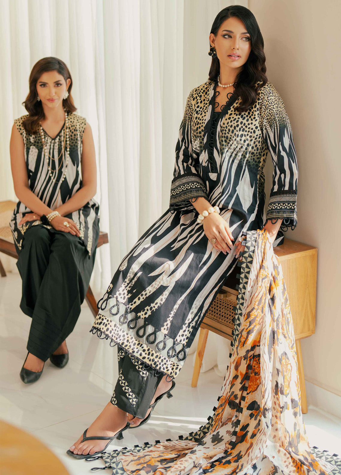 Alzohaib Sunshine Bloom Printed Cotton Satin 3 Piece Unstitched Suit AZ24SB SCS-08 Alzohaib Sunshine Bloom Printed Cotton Satin 3 Piece Unstitched Suit AZ24SB SCS-08