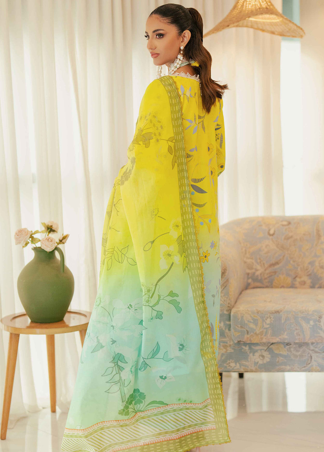 Alzohaib Sunshine Bloom Printed Cotton Satin 3 Piece Unstitched Suit AZ24SB SCS-09 Alzohaib Sunshine Bloom Printed Cotton Satin 3 Piece Unstitched Suit AZ24SB SCS-09