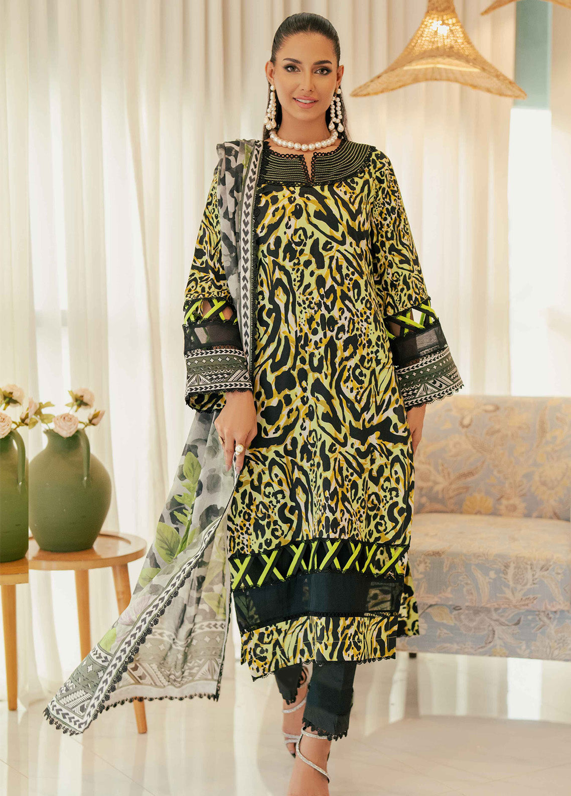 Alzohaib Sunshine Bloom Printed Cotton Satin 3 Piece Unstitched Suit AZ24SB SCS-10 Alzohaib Sunshine Bloom Printed Cotton Satin 3 Piece Unstitched Suit AZ24SB SCS-10