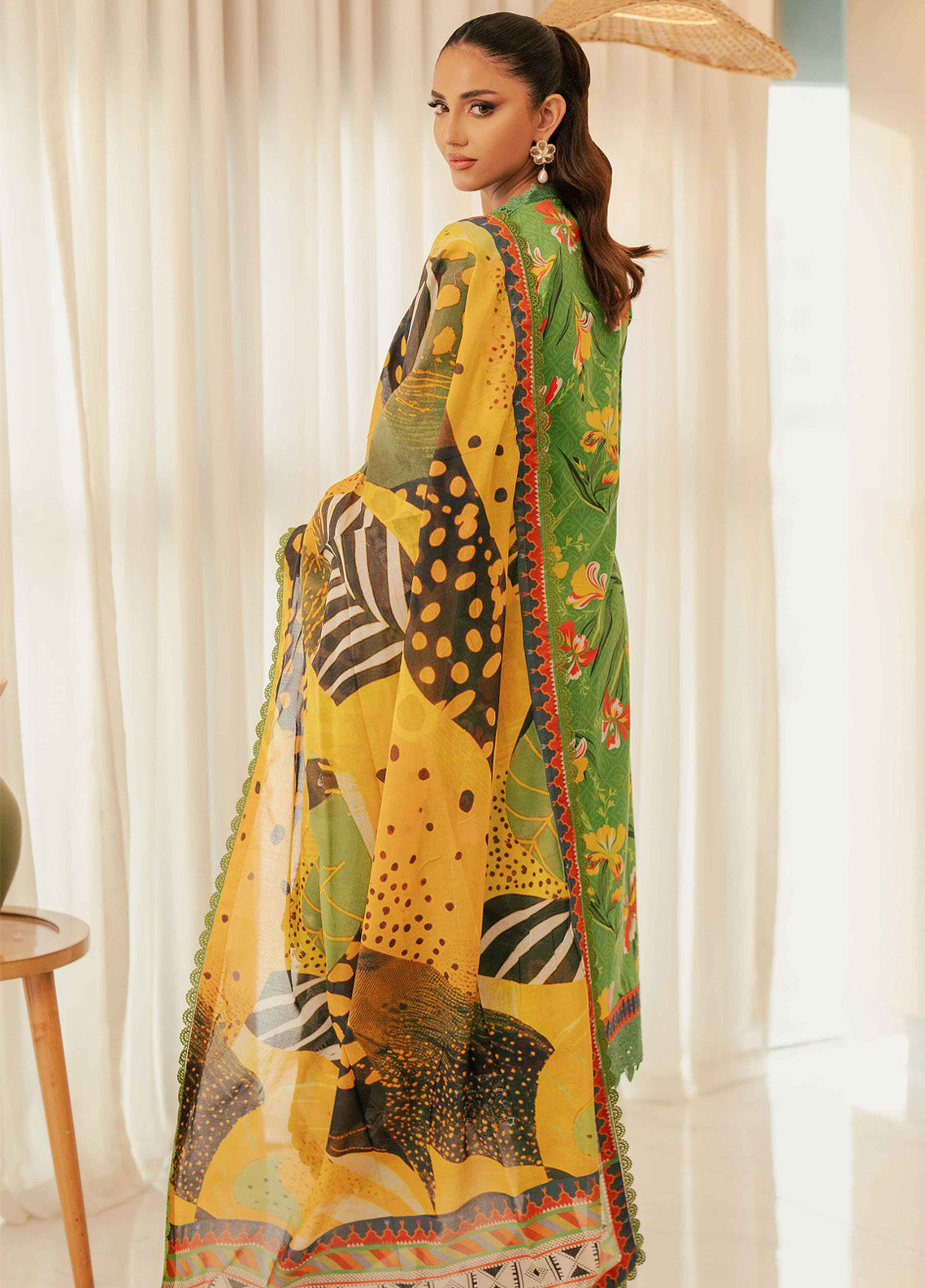 Alzohaib Sunshine Bloom Printed Cotton Satin 3 Piece Unstitched Suit AZ24SB SCS-11 Alzohaib Sunshine Bloom Printed Cotton Satin 3 Piece Unstitched Suit AZ24SB SCS-11