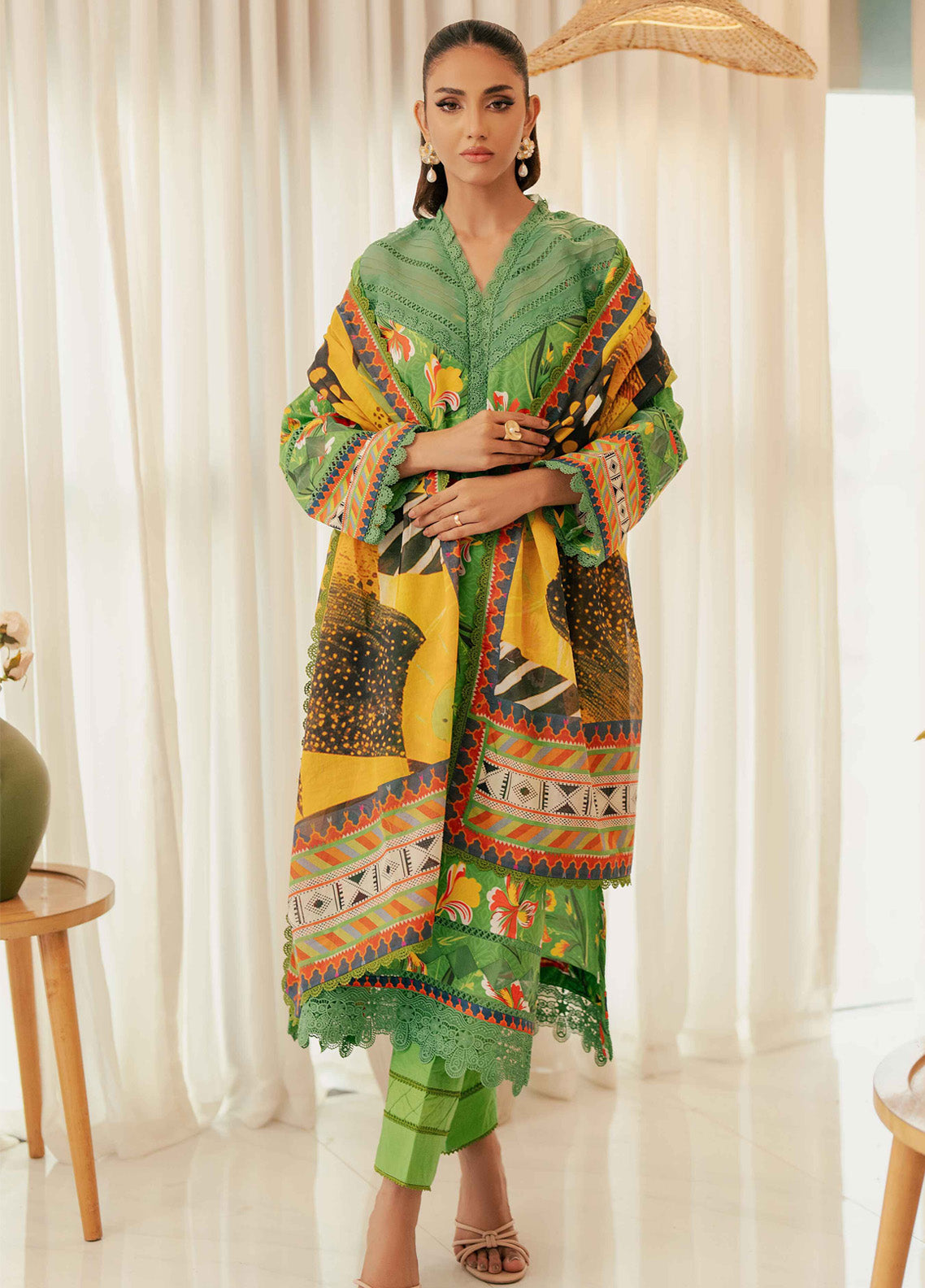 Alzohaib Sunshine Bloom Printed Cotton Satin 3 Piece Unstitched Suit AZ24SB SCS-11 Alzohaib Sunshine Bloom Printed Cotton Satin 3 Piece Unstitched Suit AZ24SB SCS-11