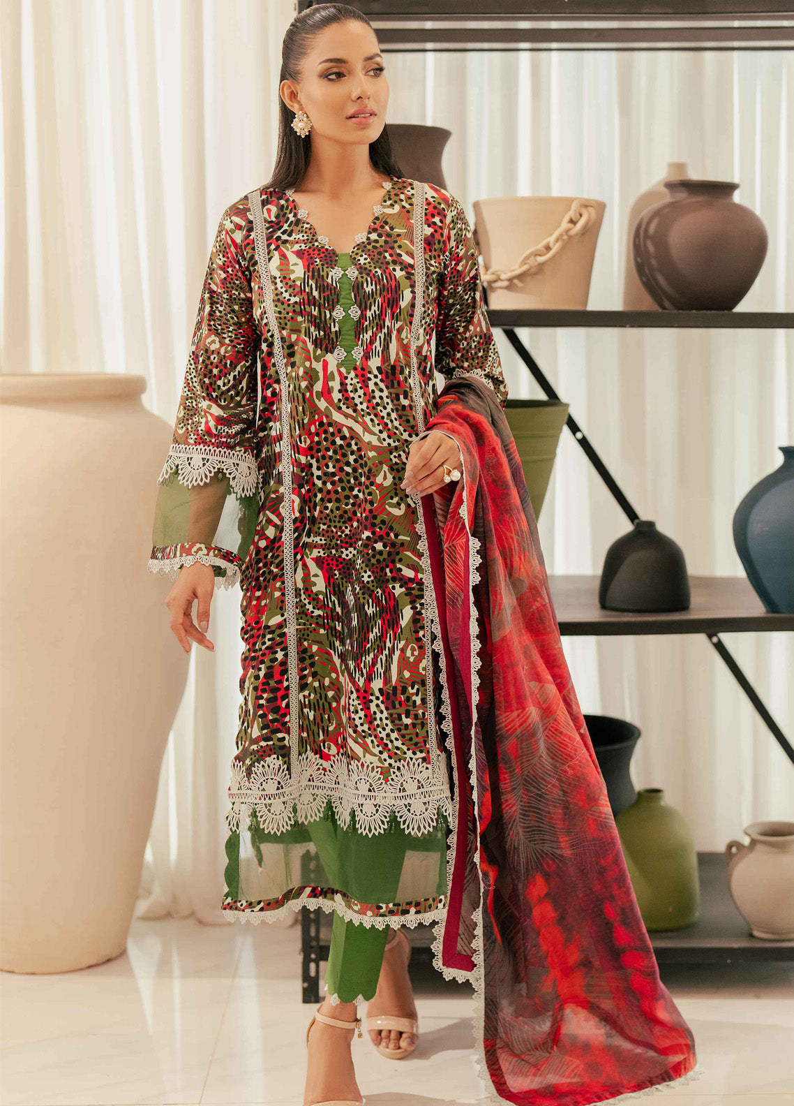 Alzohaib Sunshine Bloom Printed Cotton Satin 3 Piece Unstitched Suit AZ24SB SCS-14 Alzohaib Sunshine Bloom Printed Cotton Satin 3 Piece Unstitched Suit AZ24SB SCS-14