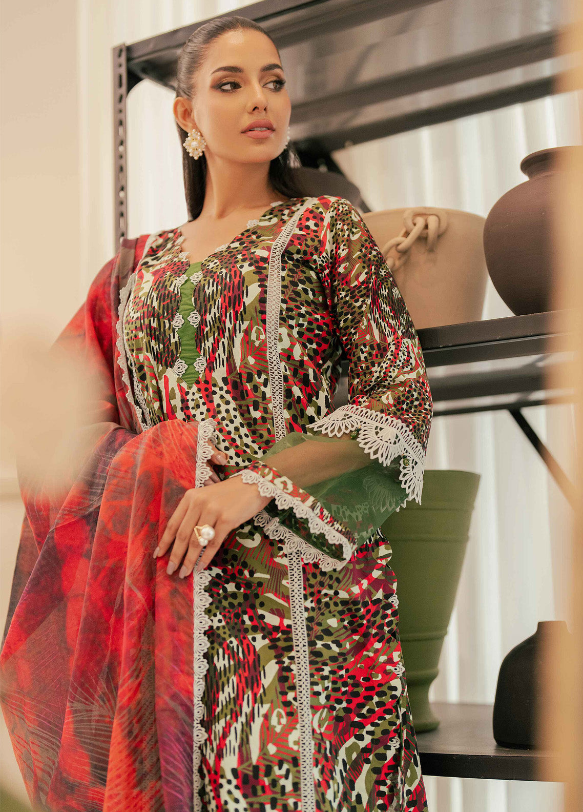 Alzohaib Sunshine Bloom Printed Cotton Satin 3 Piece Unstitched Suit AZ24SB SCS-14 Alzohaib Sunshine Bloom Printed Cotton Satin 3 Piece Unstitched Suit AZ24SB SCS-14