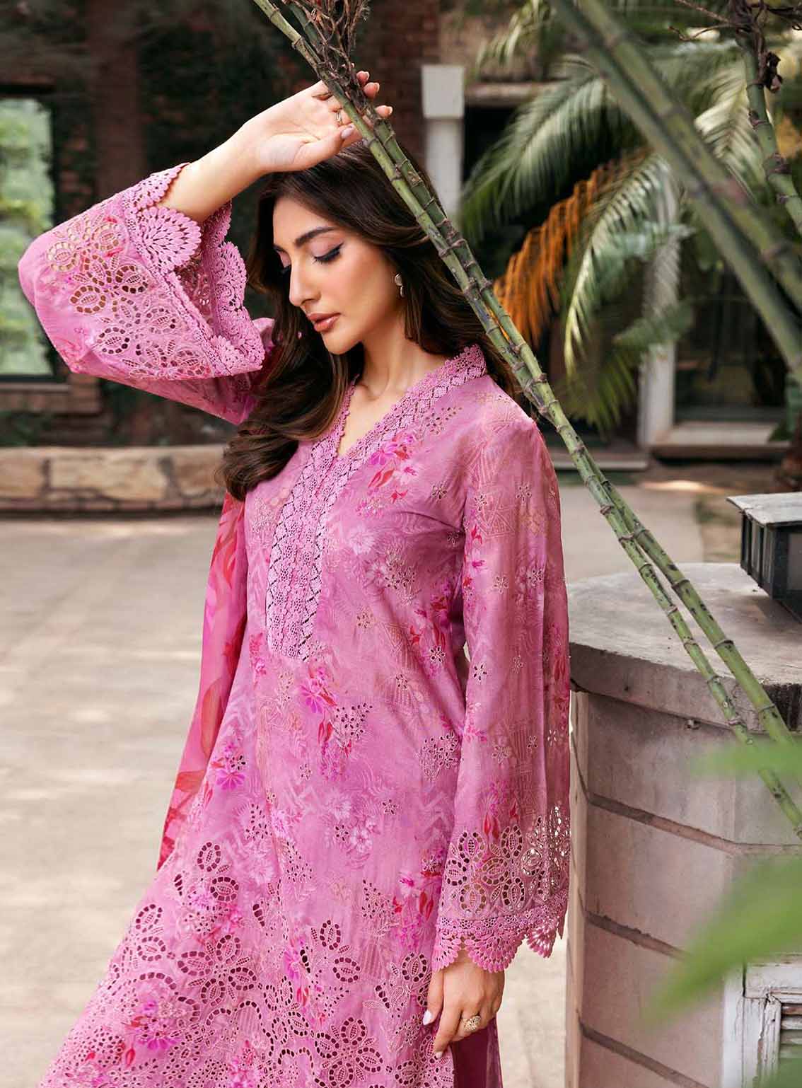 Amal By Motifz Embroidered Lawn 3 Piece Unstitched Suit MT25EELD2 D-5360 AINE Amal By Motifz Embroidered Lawn 3 Piece Unstitched Suit MT25EELD2 D-5360 AINE