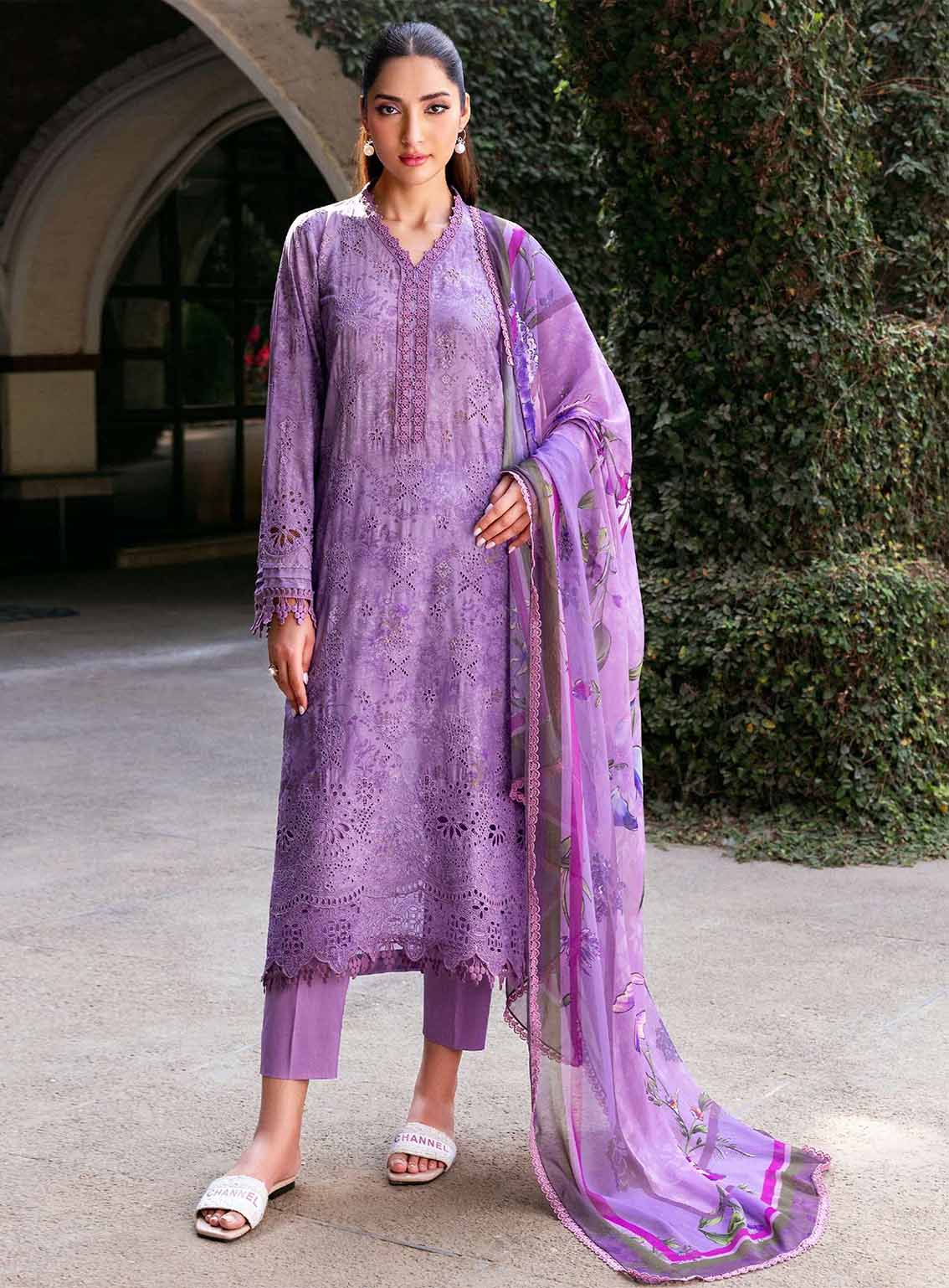 Amal By Motifz Embroidered Lawn 3 Piece Unstitched Suit MT25EELD2 D-5361 ELISE Amal By Motifz Embroidered Lawn 3 Piece Unstitched Suit MT25EELD2 D-5361 ELISE