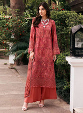 Amal By Motifz Embroidered Lawn 3 Piece Unstitched Suit MT25EELD2 D-5365 ELLE