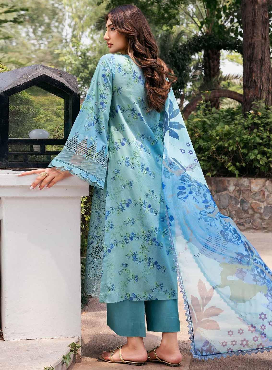 Amal By Motifz Embroidered Lawn 3 Piece Unstitched Suit MT25EELD2 D-5368 OPAL Amal By Motifz Embroidered Lawn 3 Piece Unstitched Suit MT25EELD2 D-5368 OPAL