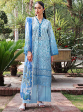 Amal By Motifz Embroidered Lawn 3 Piece Unstitched Suit MT25EELD2 D-5370 MISHTI