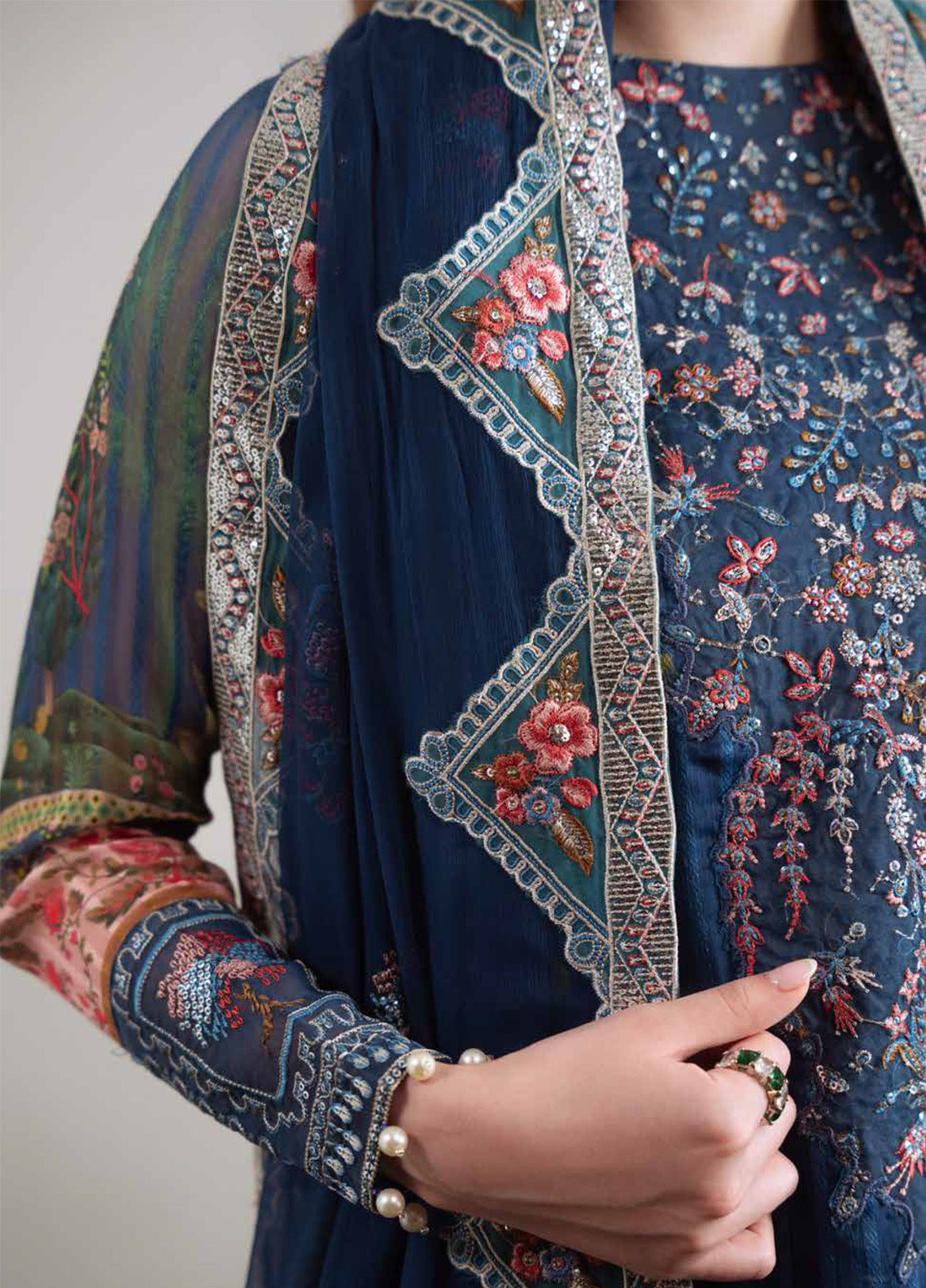 Amaya By Nureh Luxury Embroidered Chiffon 3 Piece Unstitched Suit NU25ALEC D-AM-23 Amaya By Nureh Luxury Embroidered Chiffon 3 Piece Unstitched Suit NU25ALEC D-AM-23